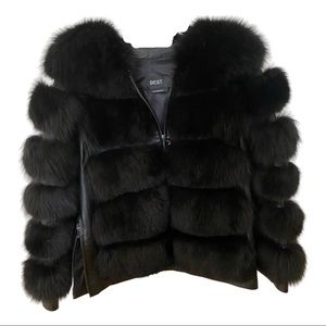 Faux fur coat